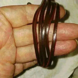 Handmade Leather Unisex Bracelet